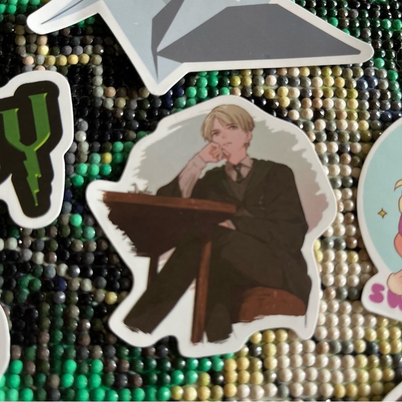 Bundle of 7 Draco Malfoy themed stickers - Picture 4 of 9